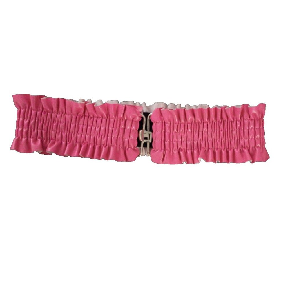 Women’s Wide Stretch Hot Pink Belt – Size 4 x 28" (Medium) Fashion Waist Accesso
